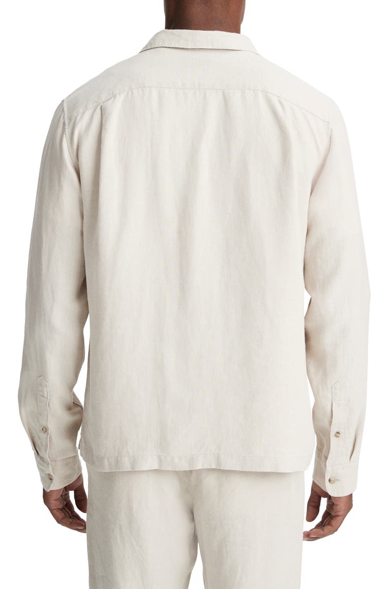 Vince Hemp Button-Up Shirt Jacket, Alternate, color, 