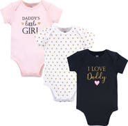 Hudson Baby Cotton Bodysuits 3-Pack