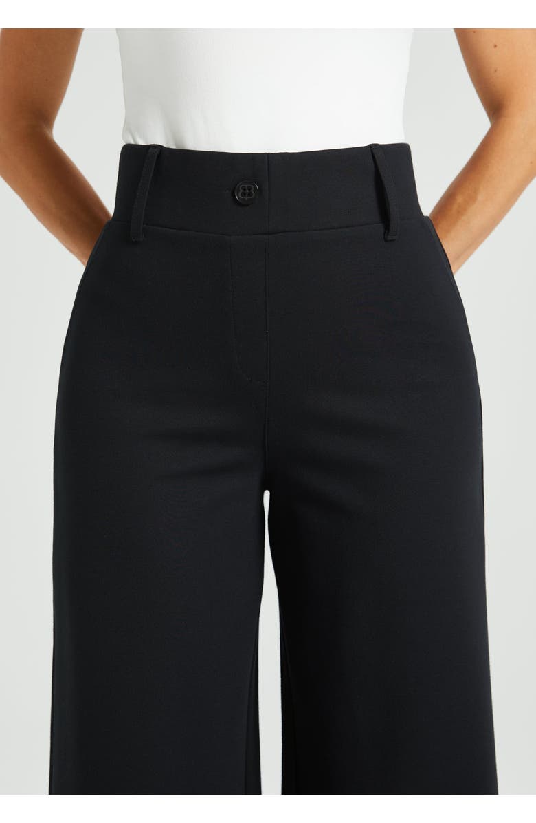 Betabrand Classic High-Waist DPYP Dress Pant Yoga Pants | Wide, Alternate, color, Black
