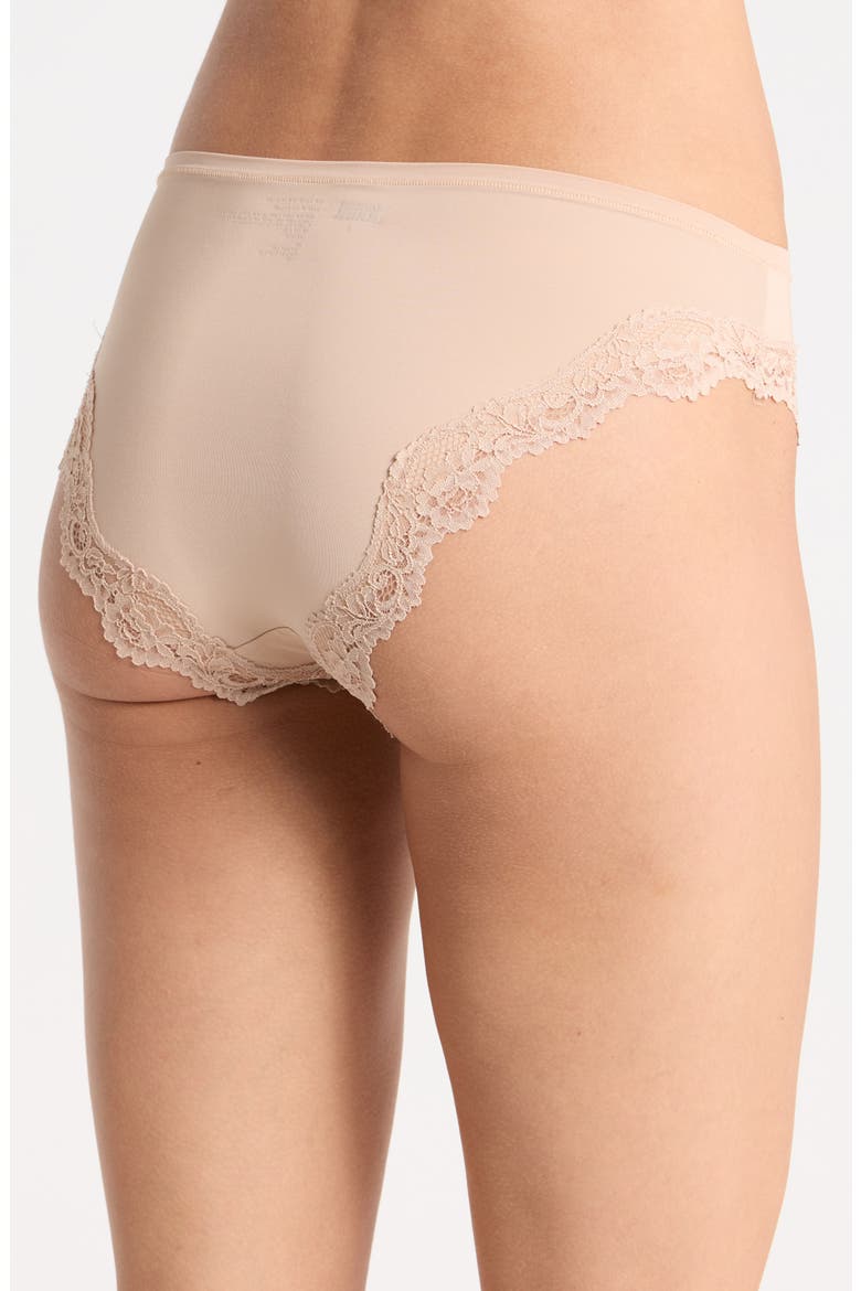 5-Pack Ultimate Stretch Lace Trim Bikini Panties, Alternate, color, BEIGE MULTI