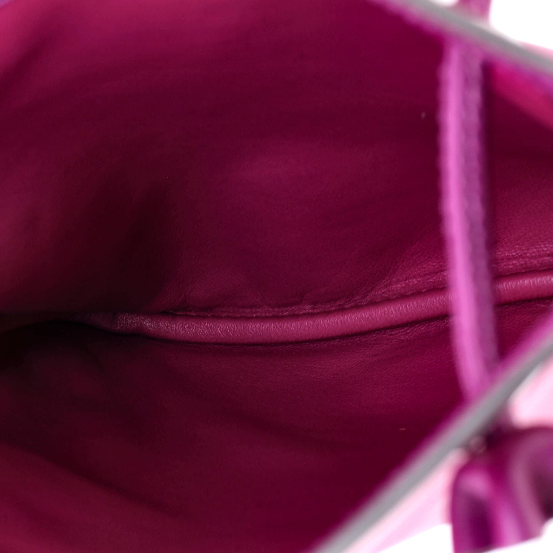 Pre-Owned Hermes Aline Bag Milo Lambskin and Swift Mini, Alternate, color, Rose Pourpre