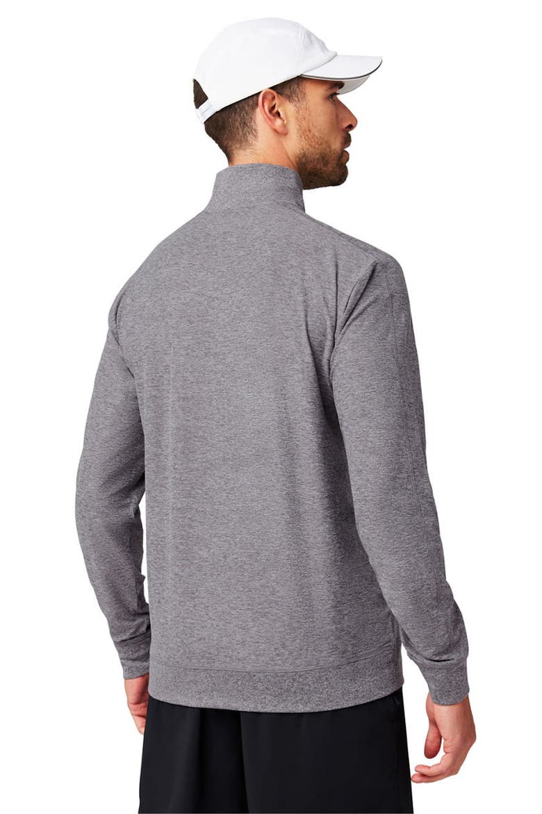 Men's The Cloud Jersey Quarter Zip, Alternate, color, Onyx Heather