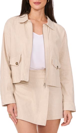 Vince Camuto Zip Front Jacket | Nordstrom