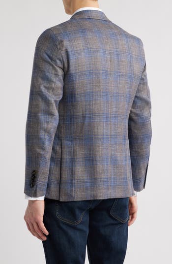 Crown Crafted Dawson Plaid Wool Blend Sport Coat