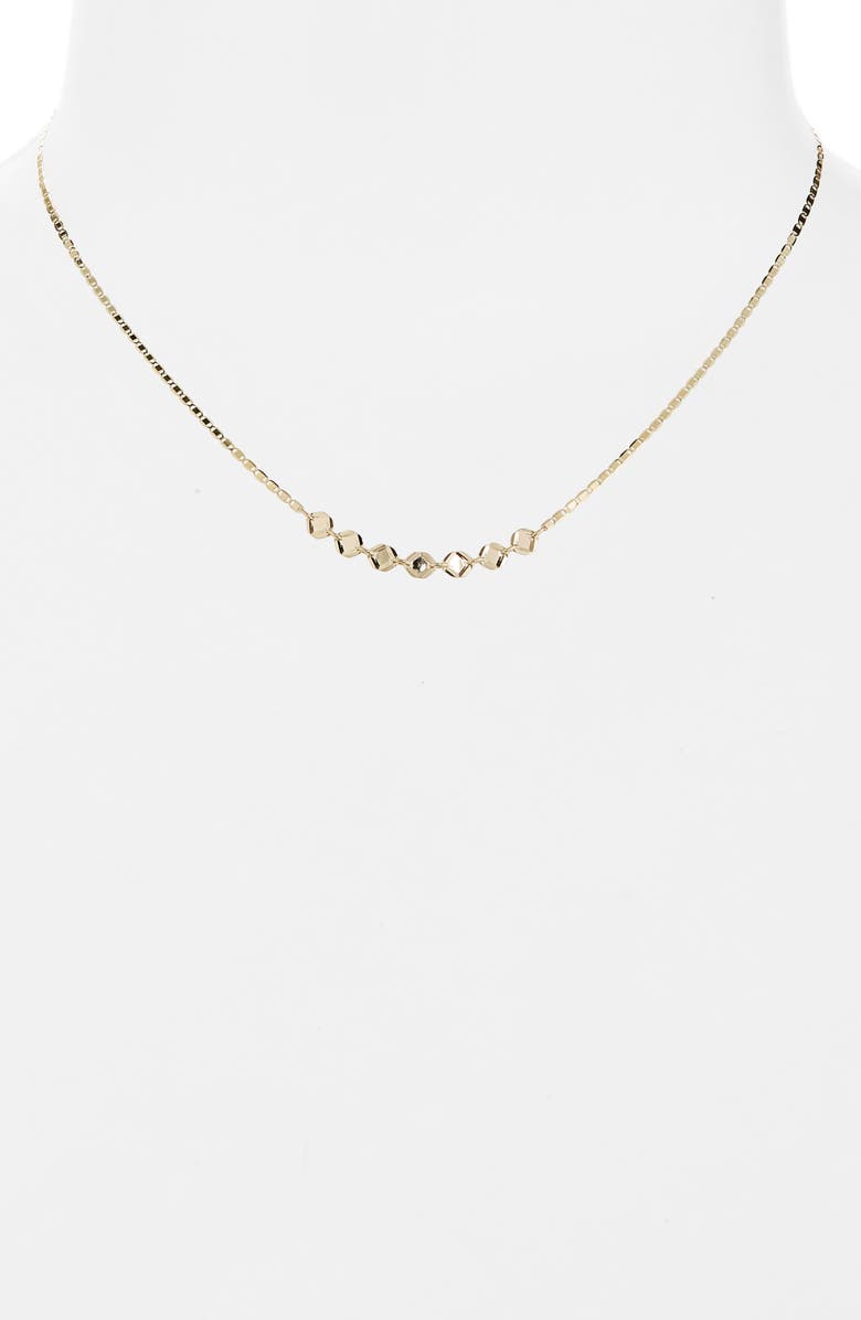 LANA 14K Gold Mini Miami Remix Chain Necklace, Alternate, color, 14K Yellow Gold