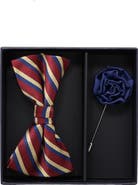 Ben Sherman Bow Tie & Lapel Pin Set