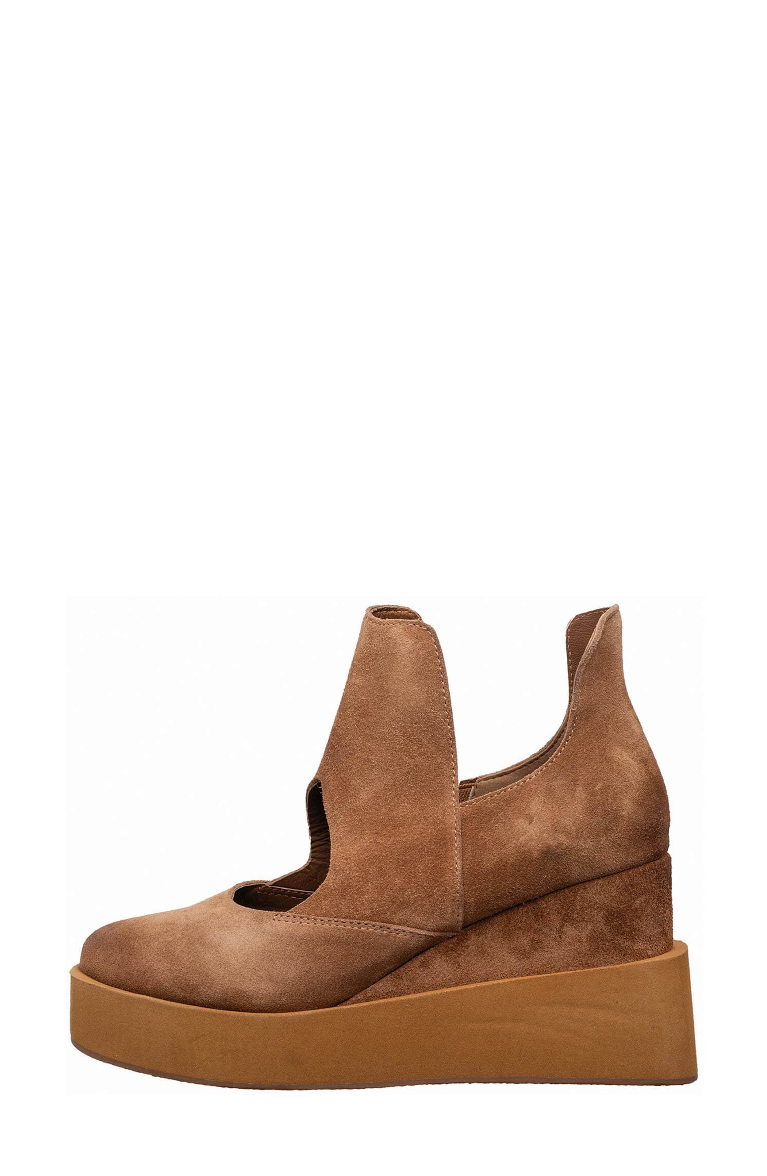 Unity Wedge Bootie, Alternate, color, MOCHA