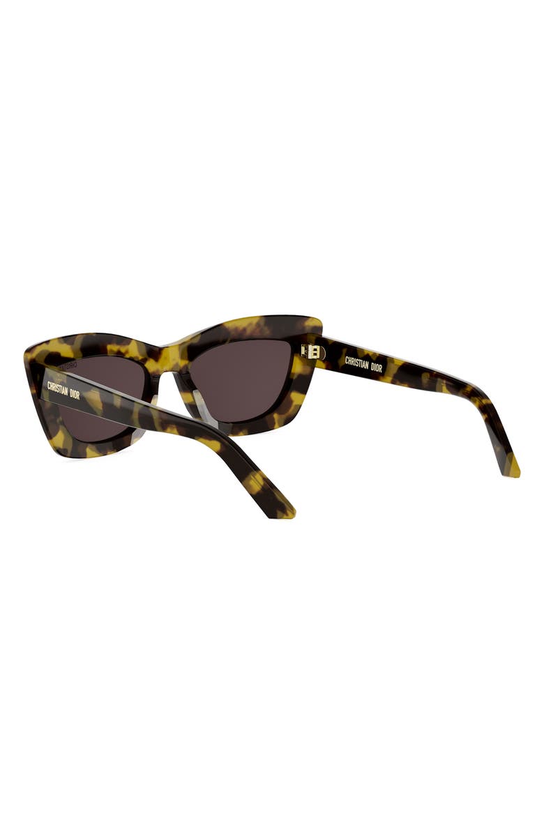 DIOR Midnight B3I 54mm Cat Eye Sunglasses, Alternate, color, Coloured Havana / Bordeaux