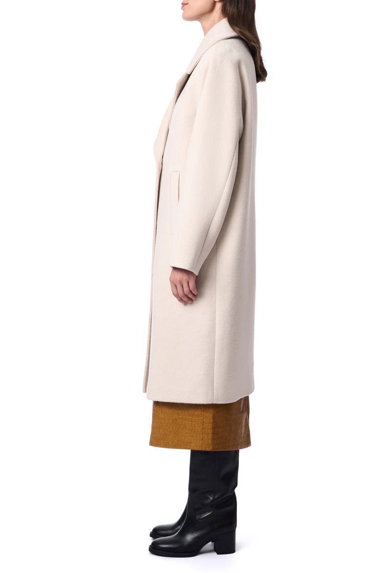 Relaxed Double Breasted Coat, Alternate, color, PUTTY