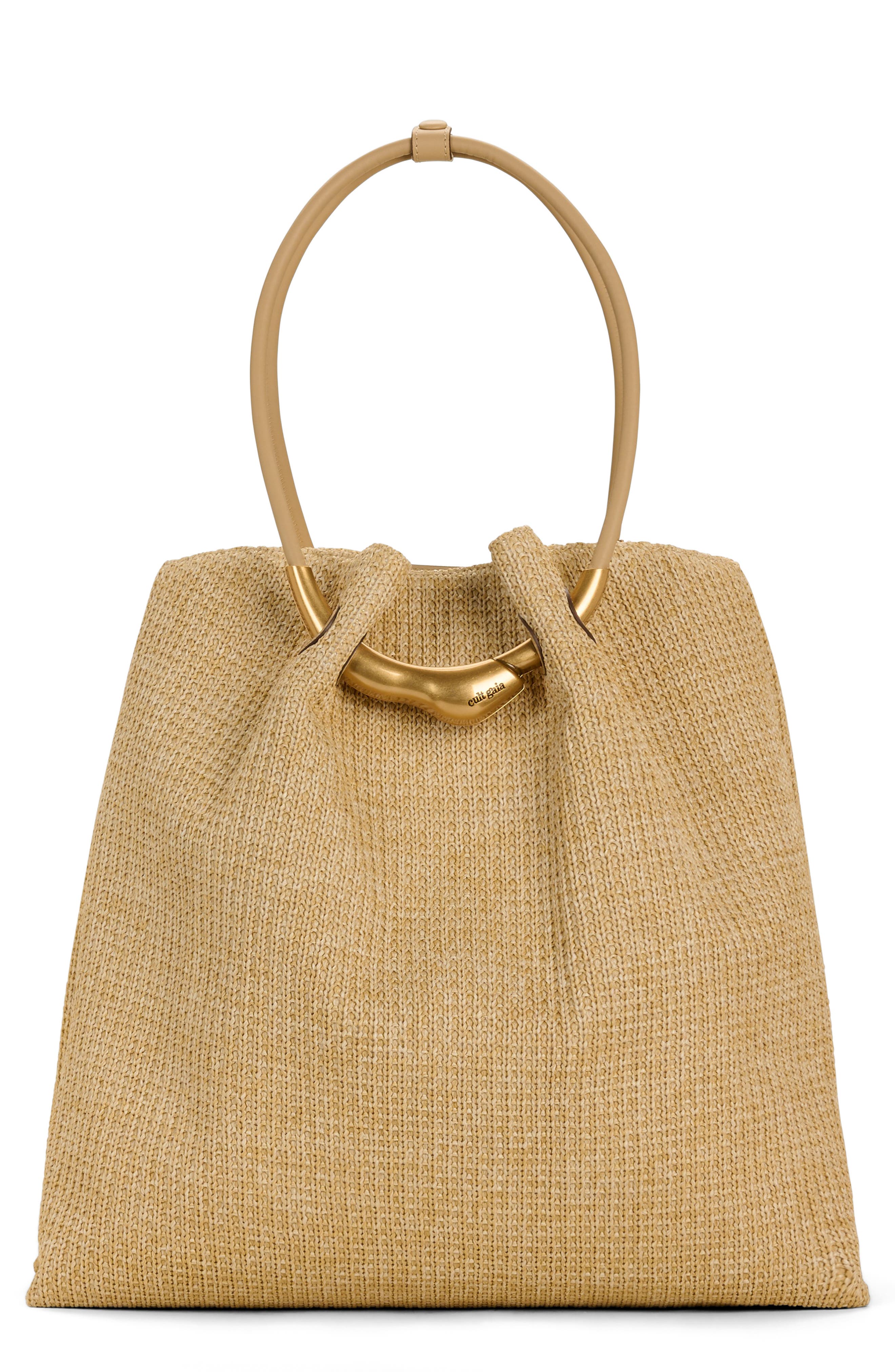 Cult Gaia Asa Tote, Main, color, Natural