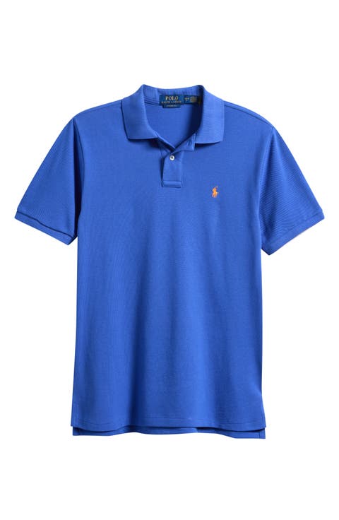 Kids' Basic Solid Cotton Piqué Polo
