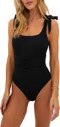 Beach Riot Sydney Belted One-Piece Swimsuit