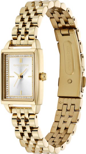 Classics Rectangular Bracelet Watch, 20mm