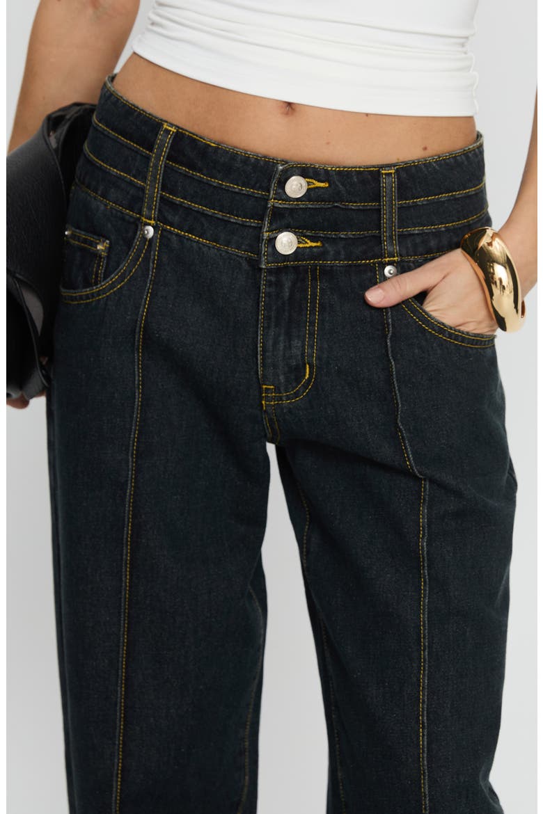 Hannalee Low Rise Wide Leg Jeans, Alternate, color, GRUNGE WASH