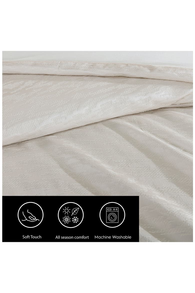 Illusion 3-Piece Comforter & Shams Set, Alternate, color, PORCELAIN