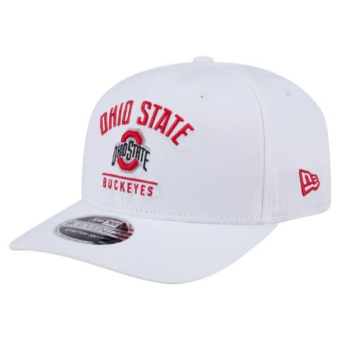 Men's New Era  White Ohio State Buckeyes 9SEVENTY Team Stretch-Snap Adjustable Hat