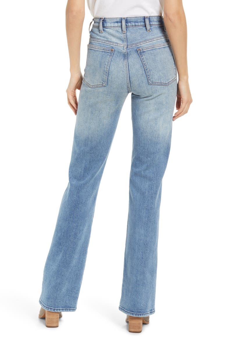 7 For All Mankind Easy Ripped Bootcut Jeans, Alternate, color,