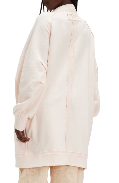 Free People Fresh Start Oversize Cardigan In Strawberry Float