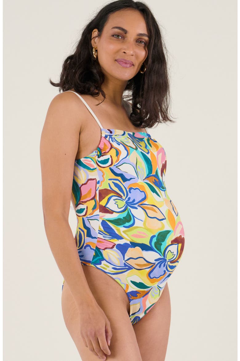 Maternity Swimsuit Samba, Alternate, color, Multicolored