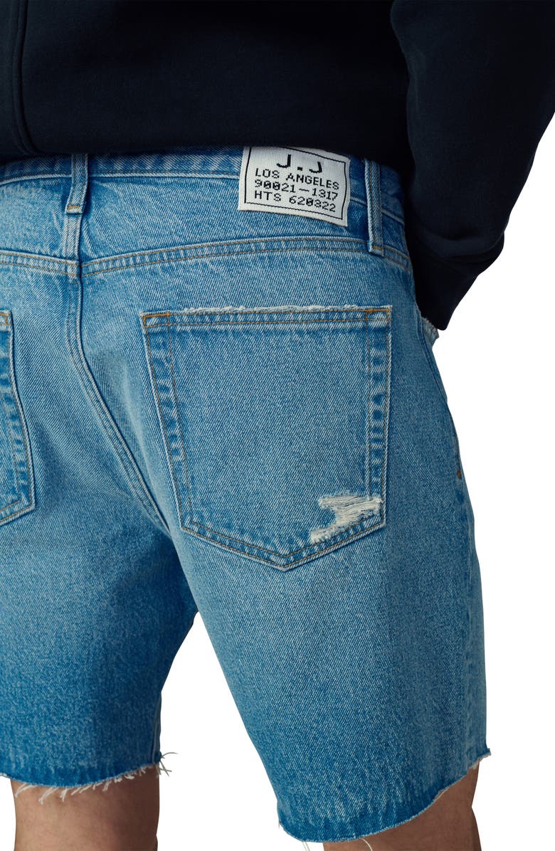 Joe's Raw Hem Drawstring Waist Denim Shorts, Alternate, color, Florence