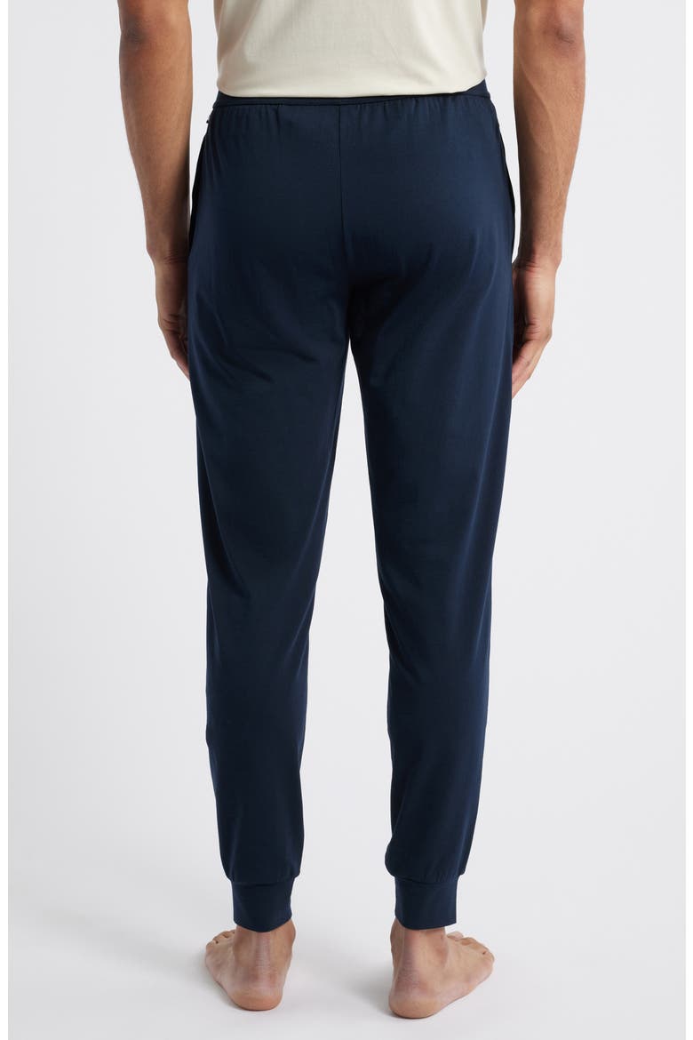 Unique Stretch Cotton Pajama Joggers, Alternate, color, DARK BLUE