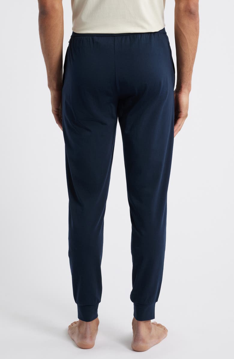 BOSS Unique Stretch Cotton Pajama Joggers, Alternate, color, Dark Blue