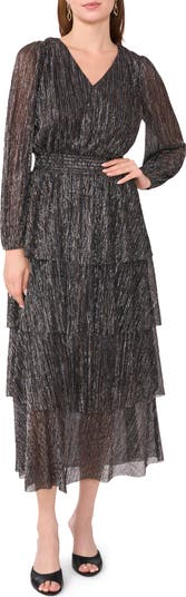 black long sleeve feather dress Long Sleeve Feather Ball Gown by LizLuo Quince 26097  ABC Fashion