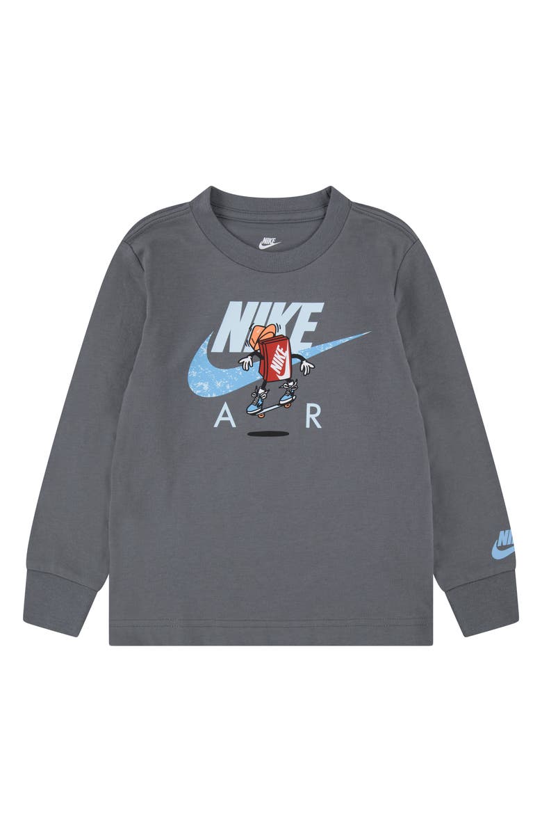 Nike Kids' Boxy Air Long Sleeve Graphic T-Shirt, Main, color, 