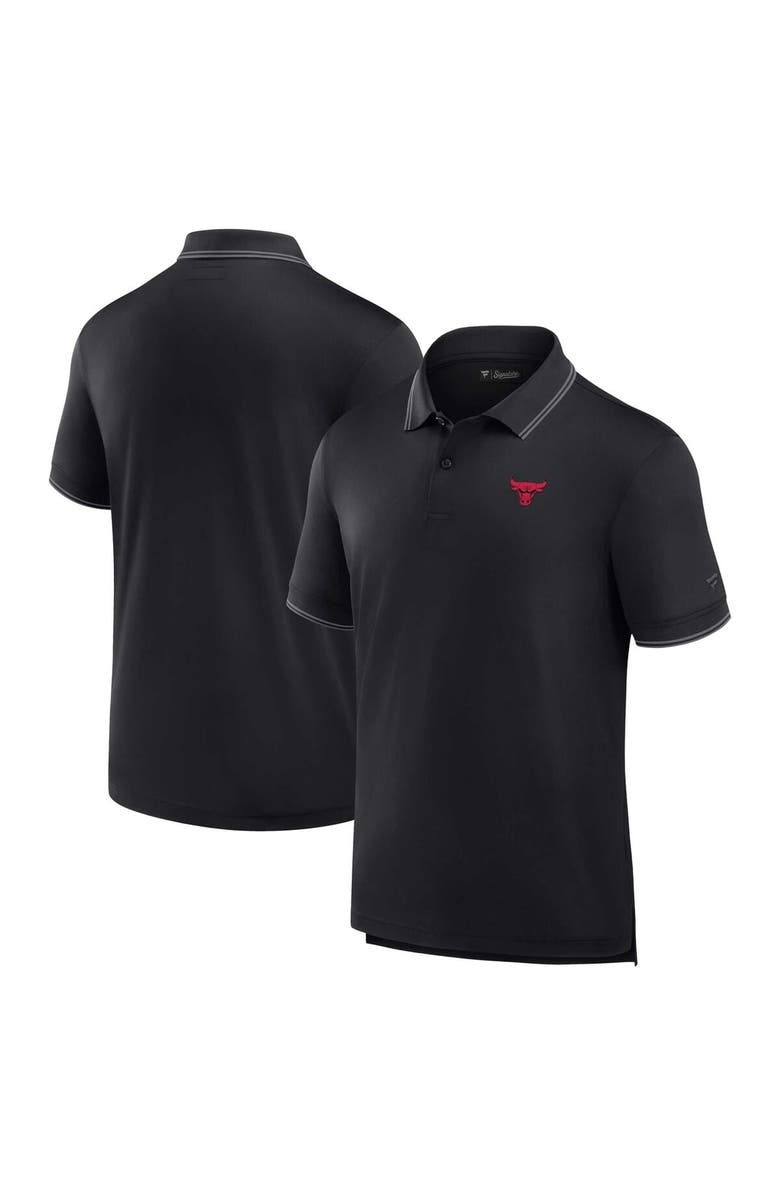FANATICS Men's Fanatics Black Chicago Bulls Front Office Polo, Alternate, color, Black