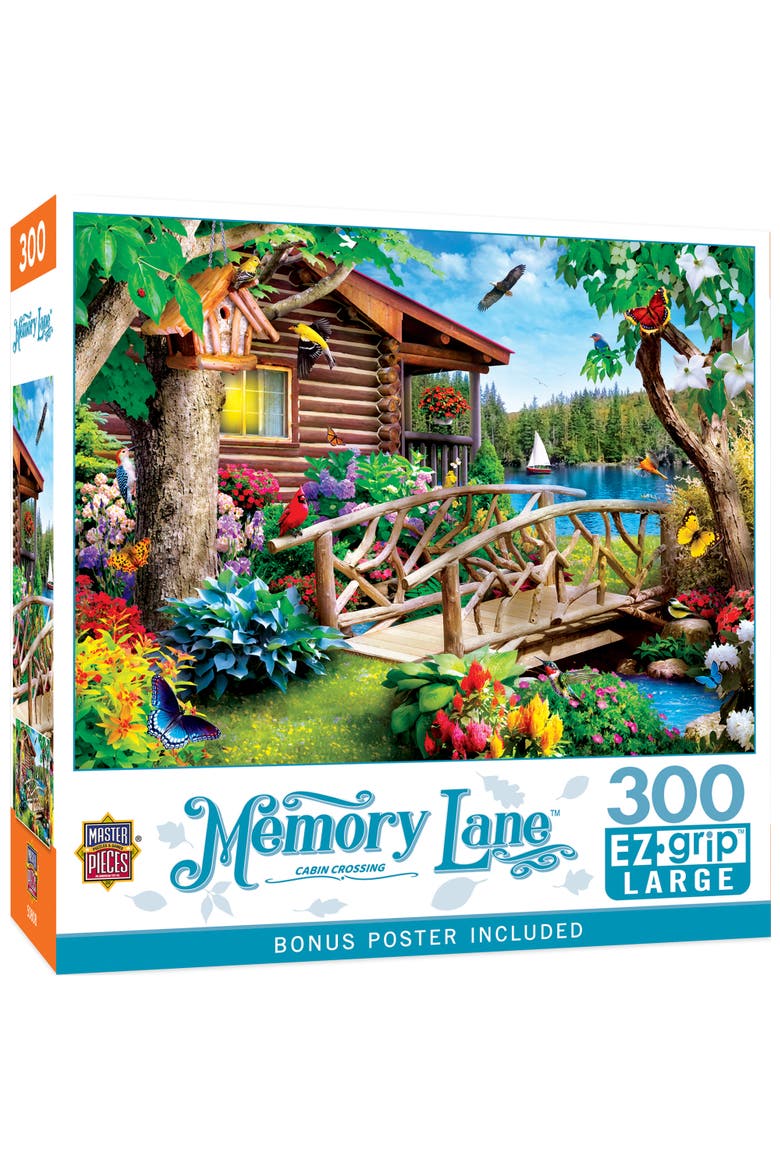 Cabin Crossing 300 Piece Jigsaw Puzzle, Main, color, Multicolor