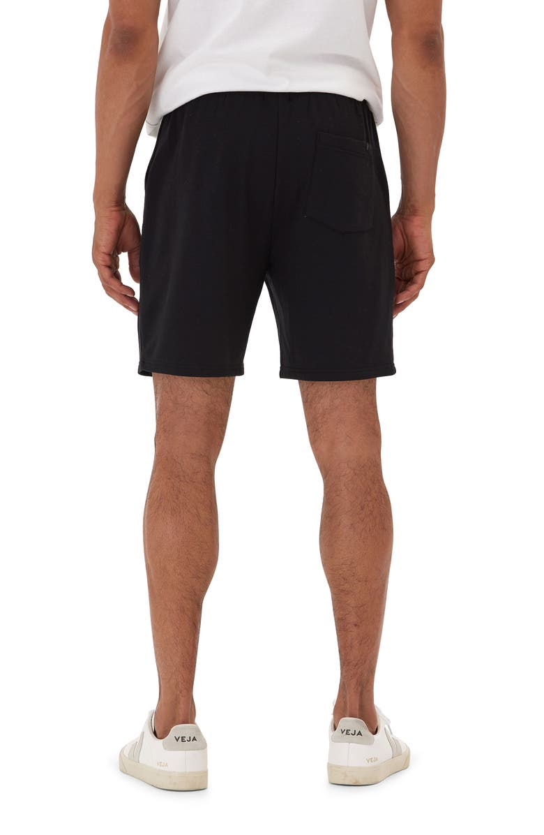 Threads 4 Thought Casper Fleece Drawstring Shorts, Alternate, color, Black