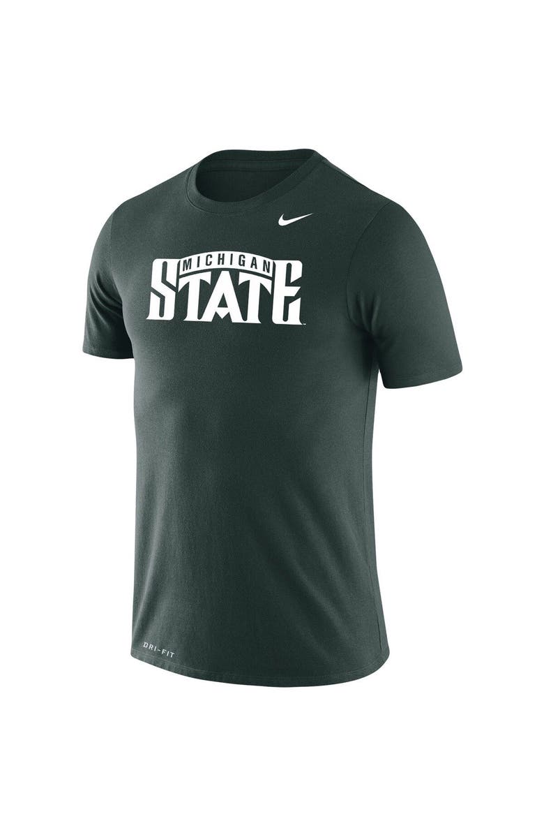 Nike Men's Nike Green Michigan State Spartans School Logo Legend Performance T-Shirt, Alternate, color, 