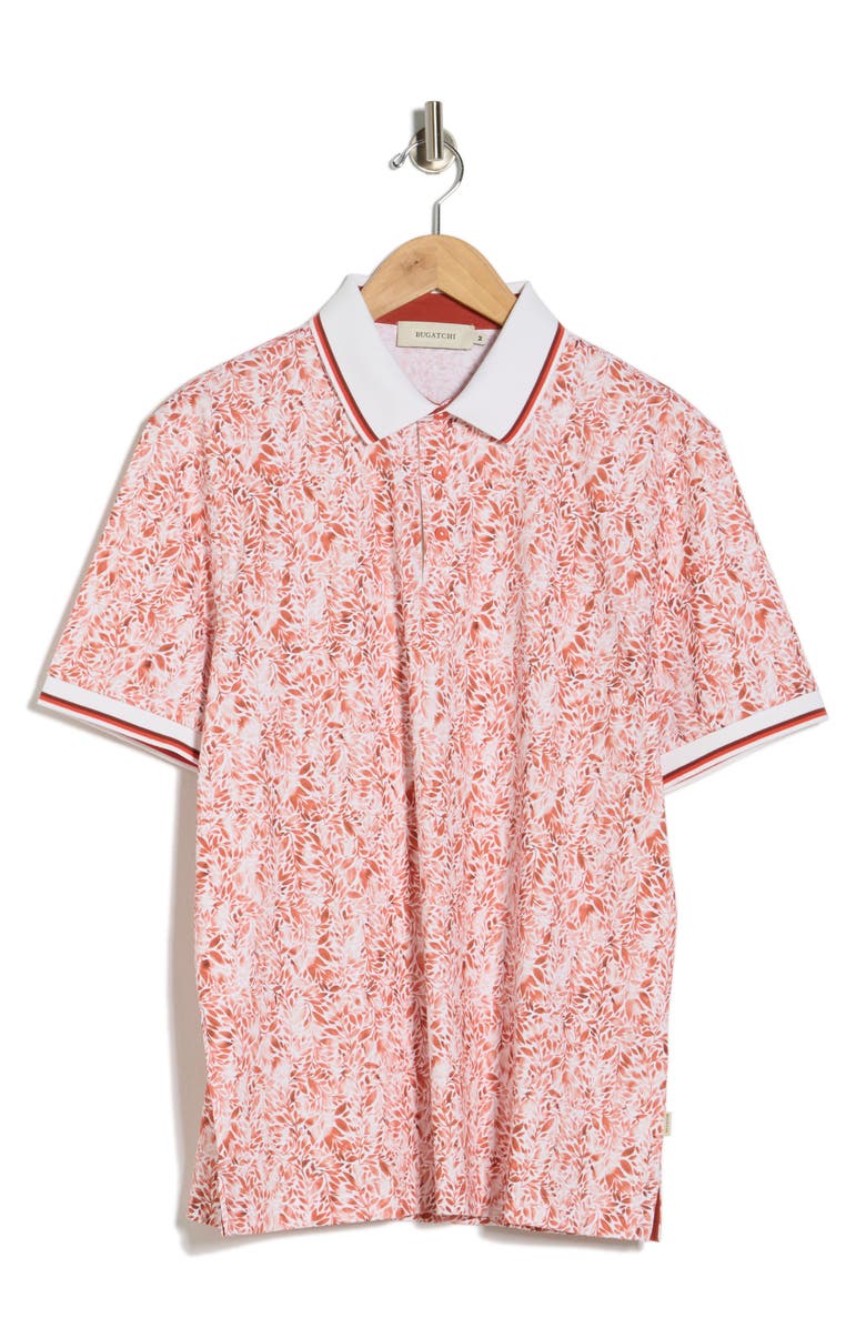 Bugatchi Pipe Trim Knit Polo, Main, color, 