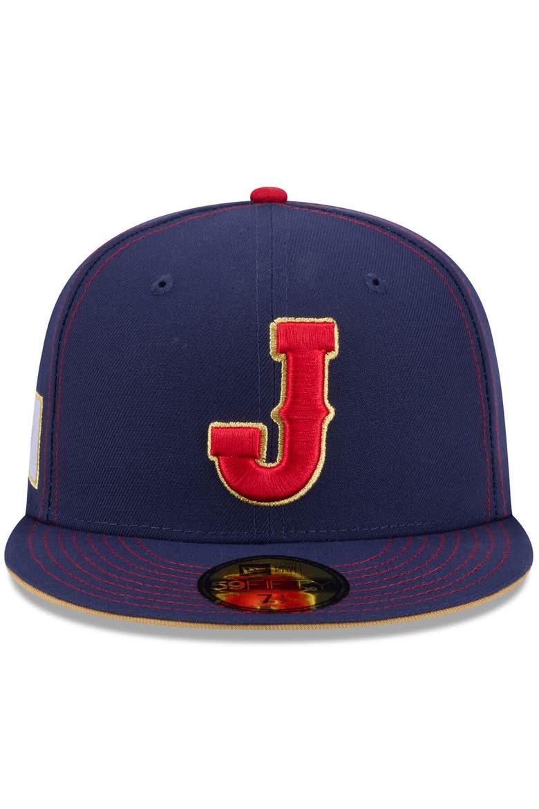 Men's New Era  Navy Japan Baseball 2026 World Baseball Classic 59FIFTY Fitted Hat, Alternate, color, Navy