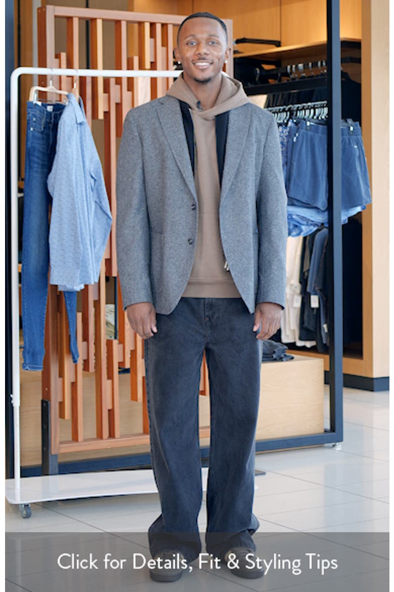 Hutson Slim Fit Wool Blend Bib Jacket video
