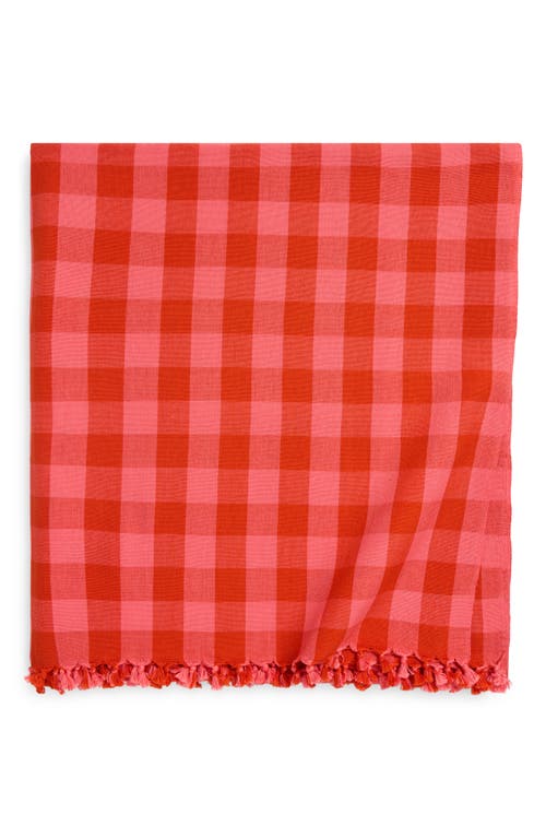 Heather Taylor Home Gingham Guava Tablecloth  product