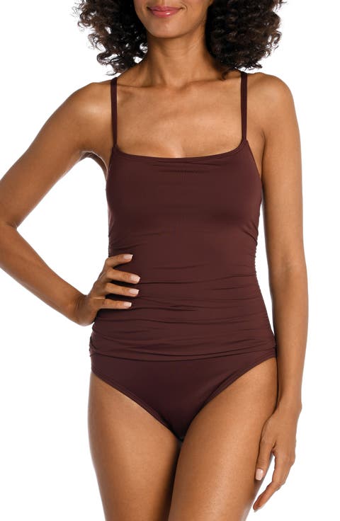 Ruched One-Piece Swimsuit