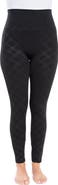 MUK LUKS Fleece Lined Leggings - 4" Waistband