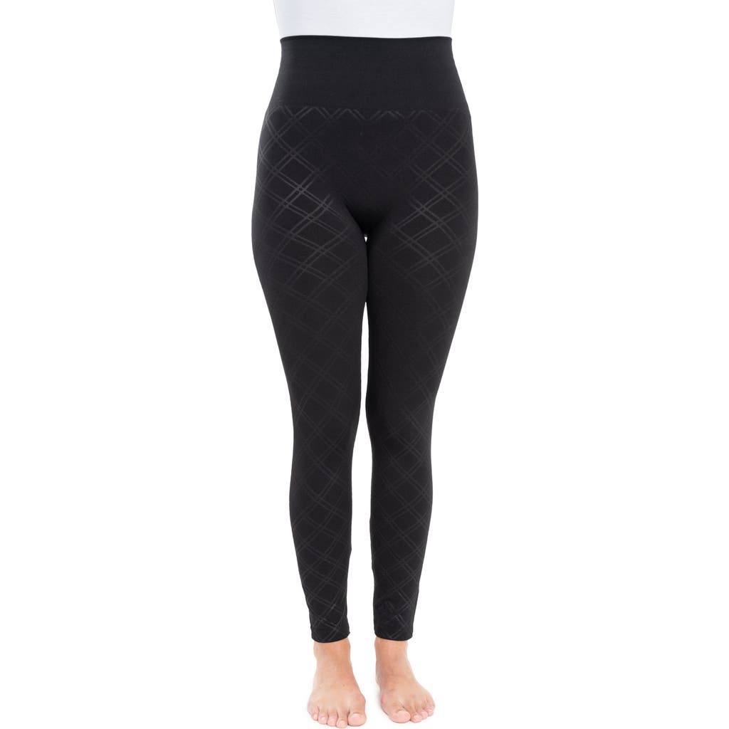 Muk Luks Fleece Lined Leggings In Black