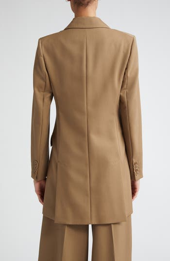 Max Mara Caprile Wool & Mohair Long Blazer | Nordstrom