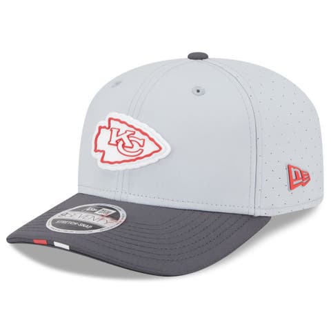 Men's New Era  Gray/Graphite Kansas City Chiefs 2025 NFL Training Camp 9SEVENTY Adjustable Hat