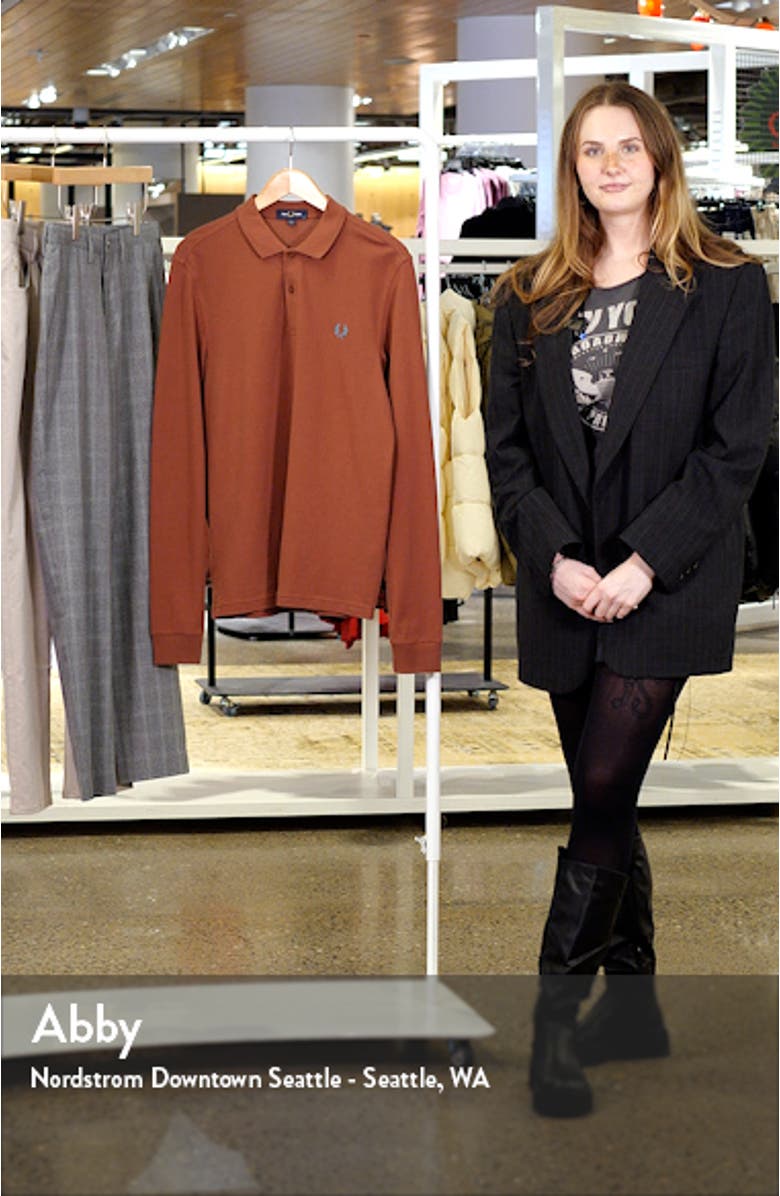 Long Sleeve Piqué Polo, sales video thumbnail