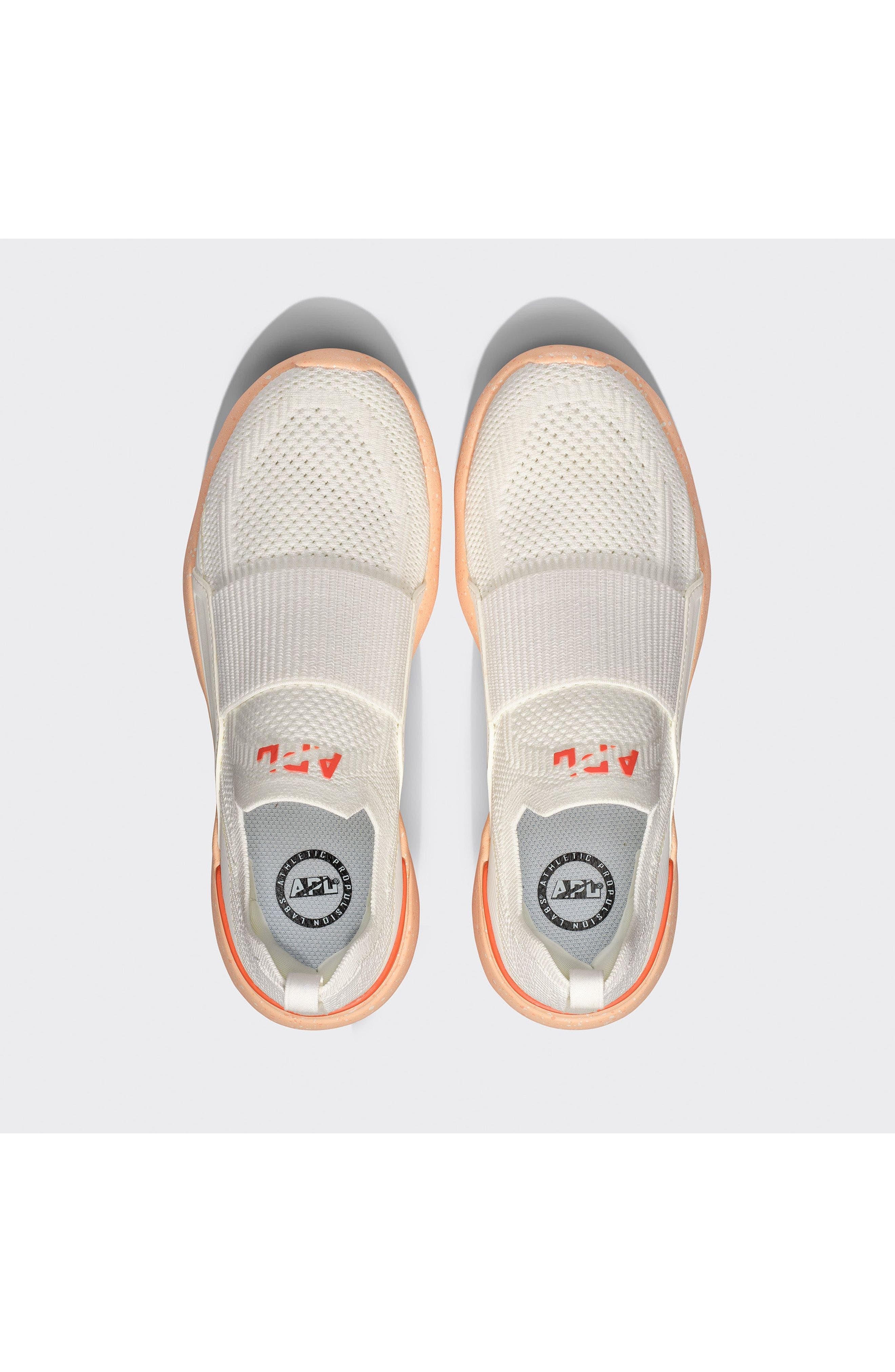 Women's TechLoom Bliss Ivory Faded Peach Blood Orange Sneaker, Alternate, color, Ivory-FadedPeach-BloodOrange