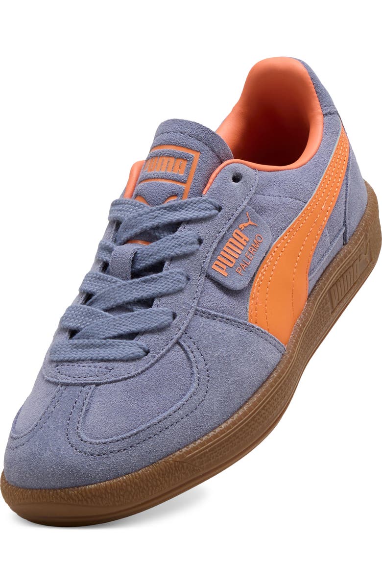 PUMA Kids' Palermo Sneaker, Alternate, color, Gray Sky/ Melon Glow