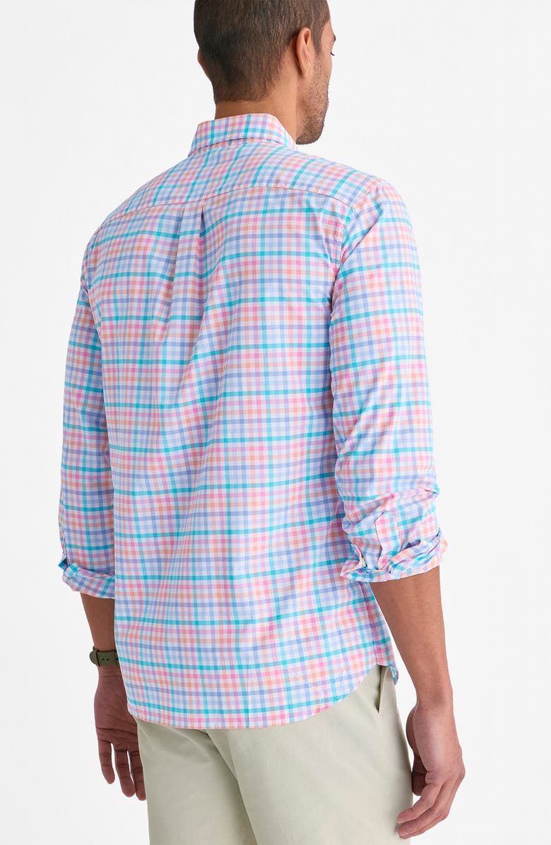 vineyard vines Mangrove UPF 30+ Button-Down Shirt, Alternate, color, Toucan