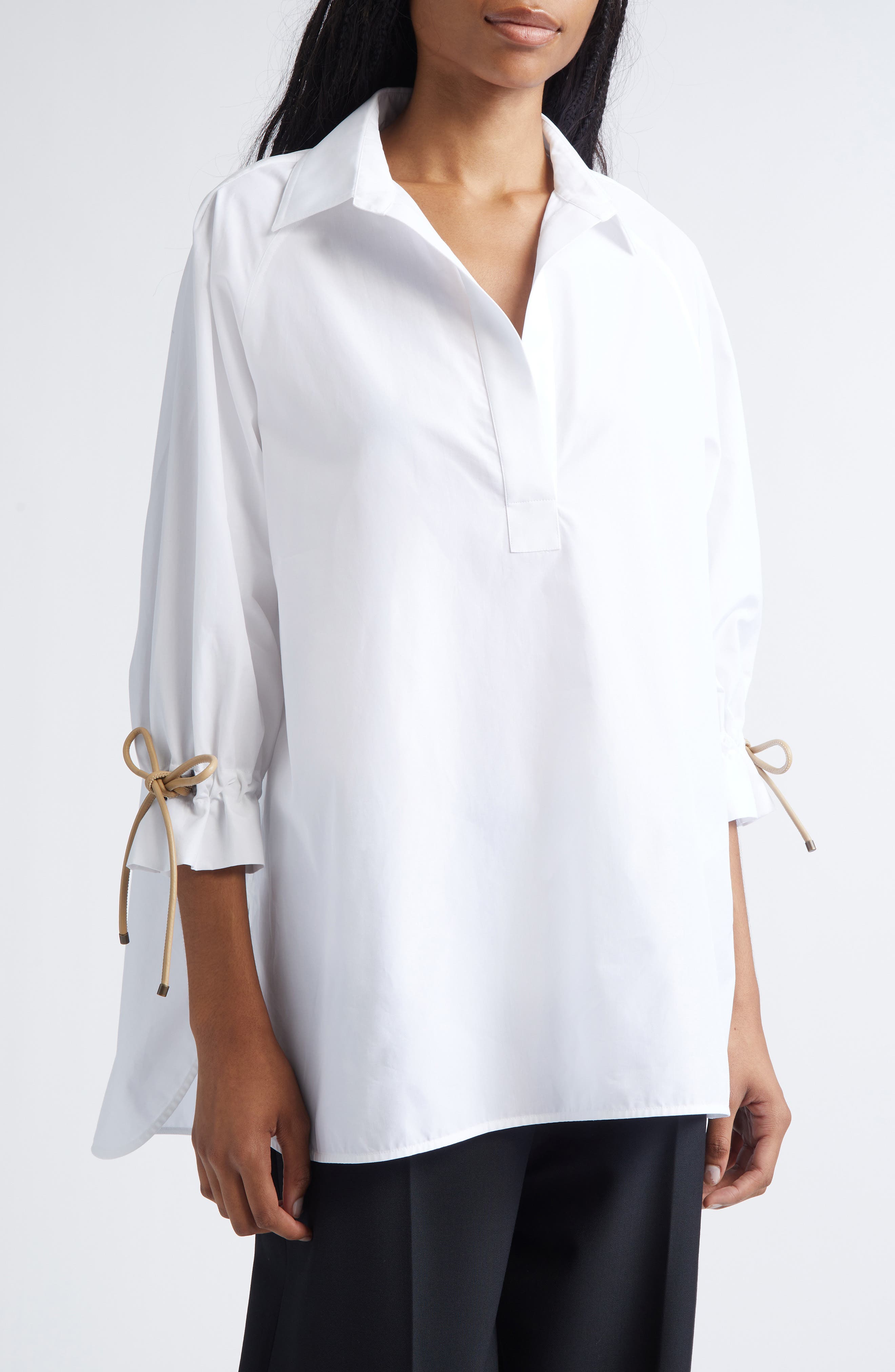 Adorn Cotton Pullover Shirt