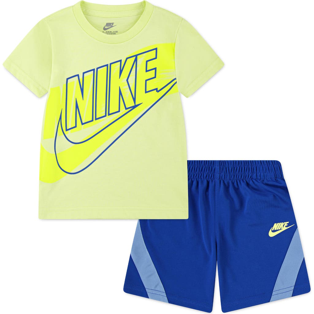 Nike Kids' On The Move Logo Graphic T-shirt & Shorts Set