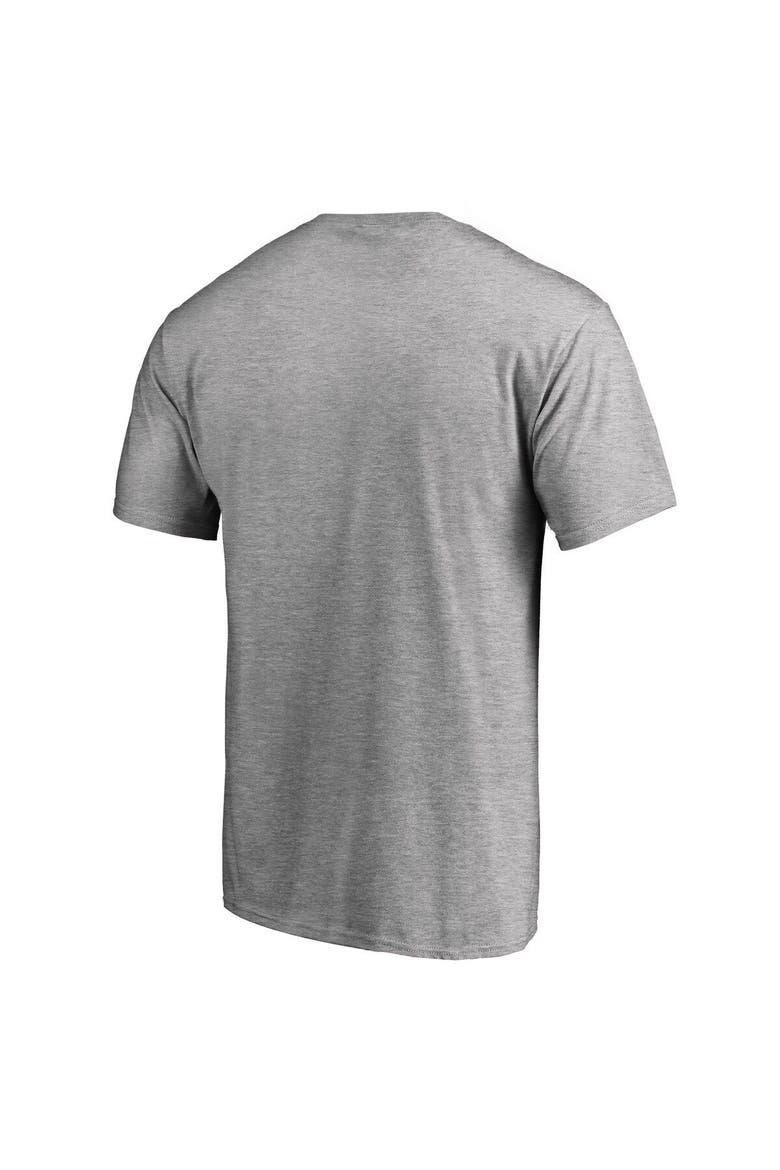 Men's Fanatics Branded Ash Texas Rangers Cooperstown Collection Forbes T-Shirt, Alternate, color, Heather Gray