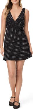 PAIGE Juanita Polka Dot Minidress