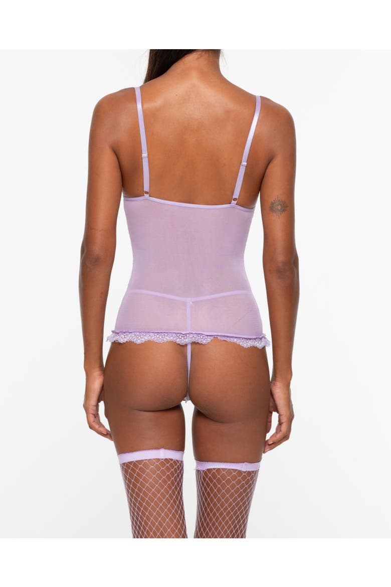 Zairi Bodysuit, Alternate, color, Purple